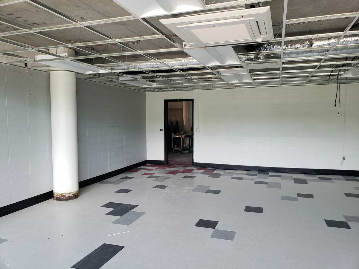 empty room with new tile floor